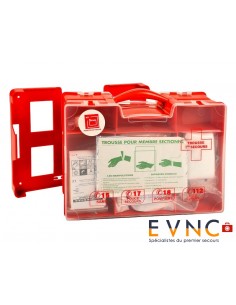 Trousse de Secours Vide - Grand Modèle avec support mural 2