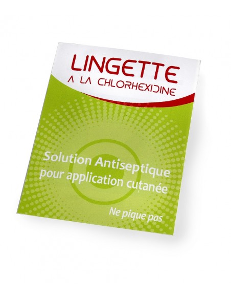 Lingette nettoyante antiseptique pour plaies (20 ct)