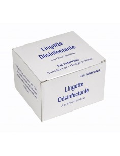 Boite de 100 lingettes chlorhexidine (désinfectant) 2